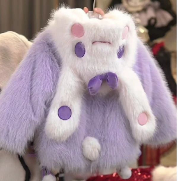 【毛毛兔8772】冬款大衣棉服毛绒绒外套冬季甜美时尚保暖洋气好看