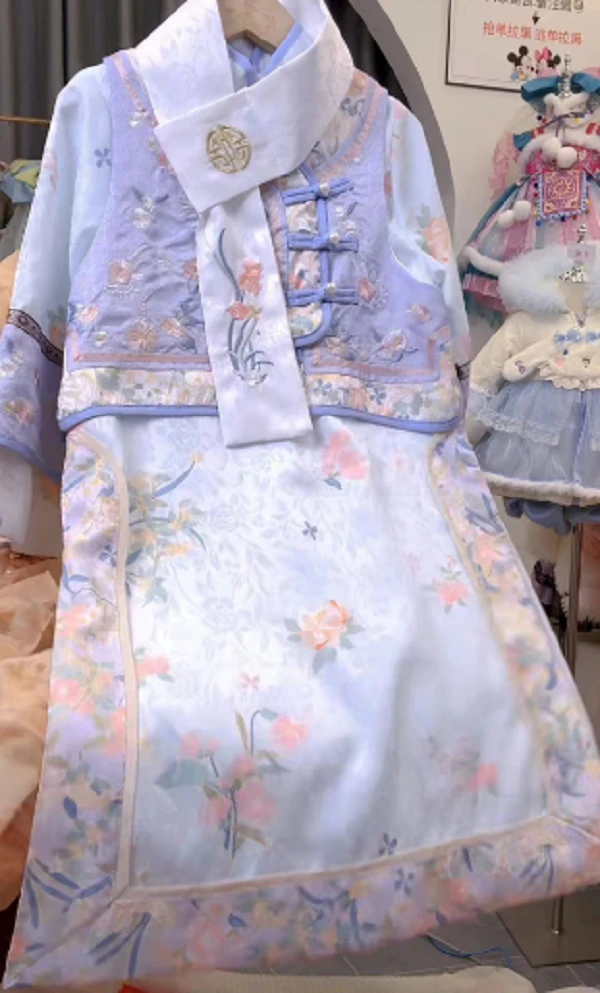 【货号8129】女童秋冬公主裙蓬蓬裙婚礼小女孩生日钢琴演出连衣裙