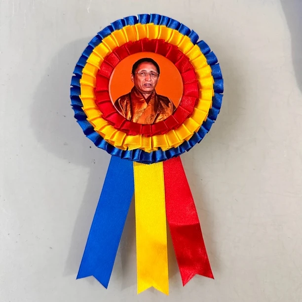 藏文化象雄本教装饰胸牌胸章胸花工艺品