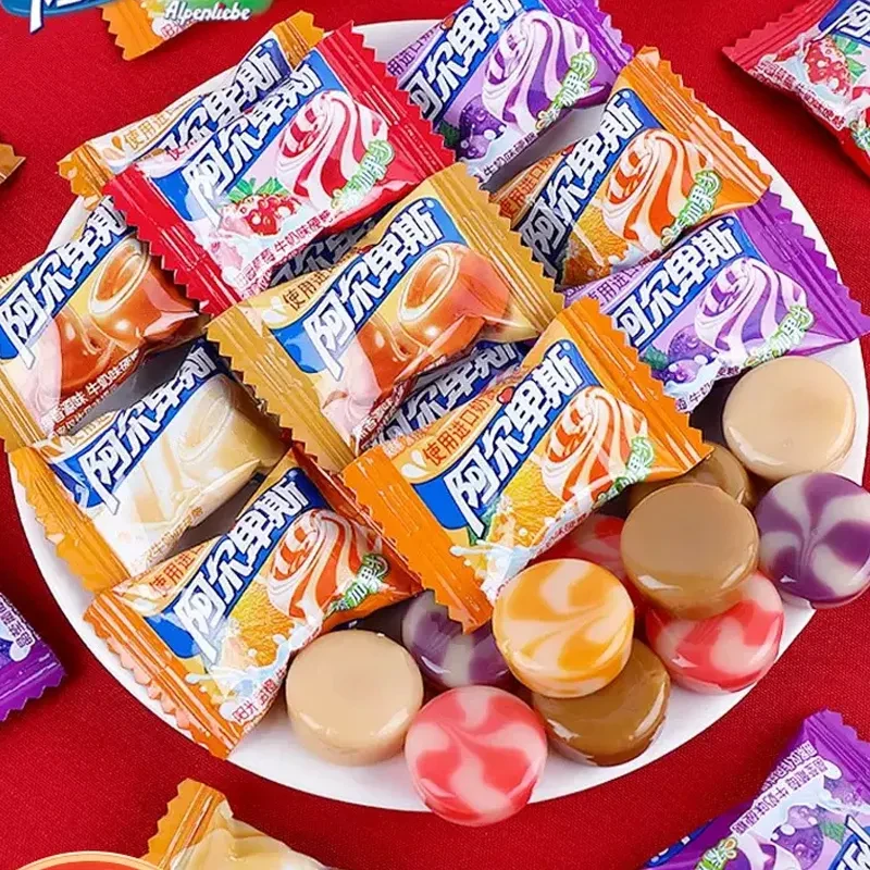 阿尔卑斯硬糖多口味散装结婚喜糖婚糖儿童解馋小零食牛奶糖果硬糖