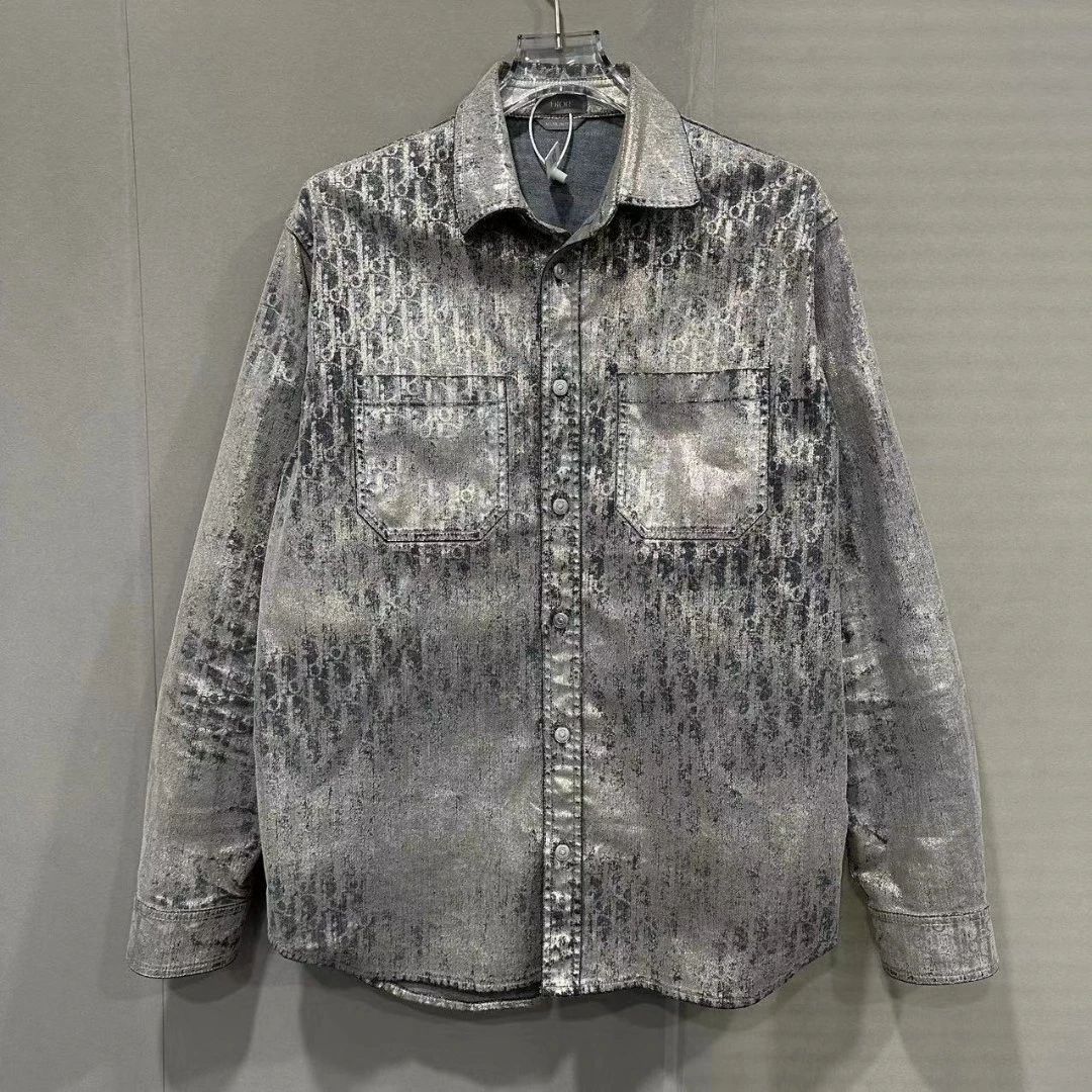 全新未使用  Dior 迪奥满印老花做旧外套 41 D11954