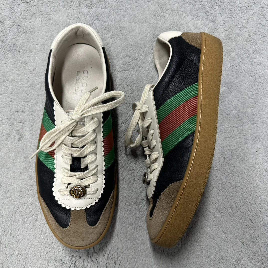 95新  Gucci 古驰小蜜蜂德训鞋 6码 D11516