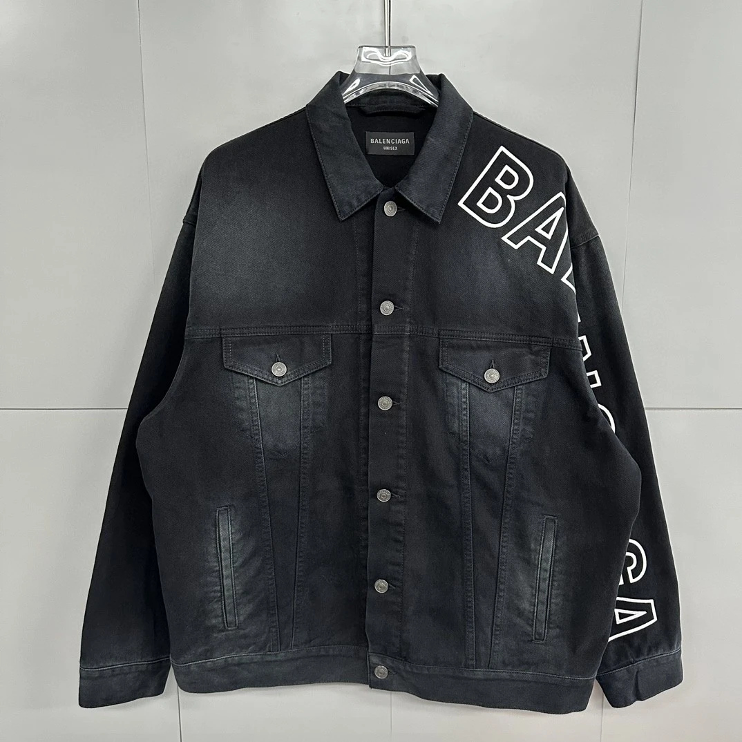 全新/Balenciaga 麒麟臂刺绣logo外套 M码 D11526
