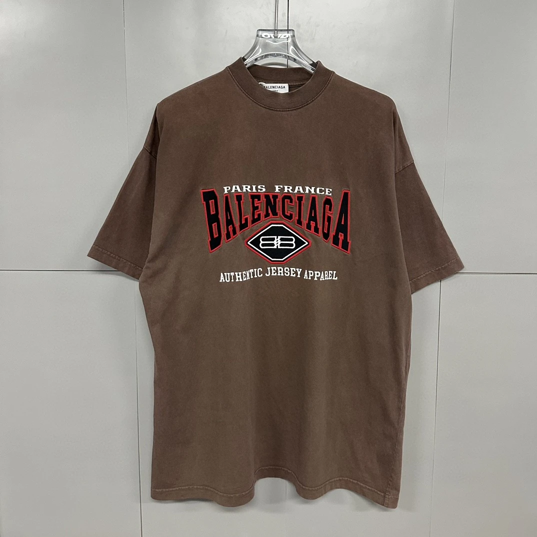 99新/Balenciaga 巴黎世家双B蝙蝠侠刺绣短袖 2码 D12093