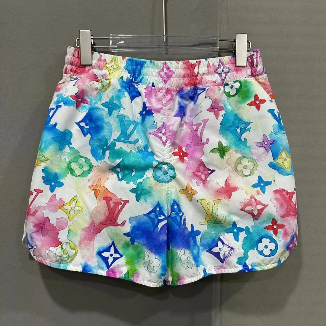 未使用 LouisVuitton/路易威登 彩色水墨短裤S码 X20633