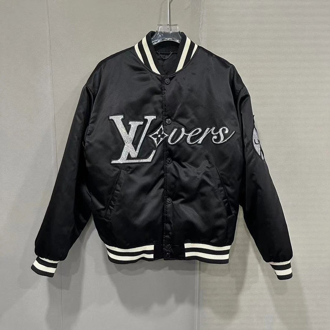 全新/LV SS24菲董联名条纹字母刺绣外套 50码 P00904