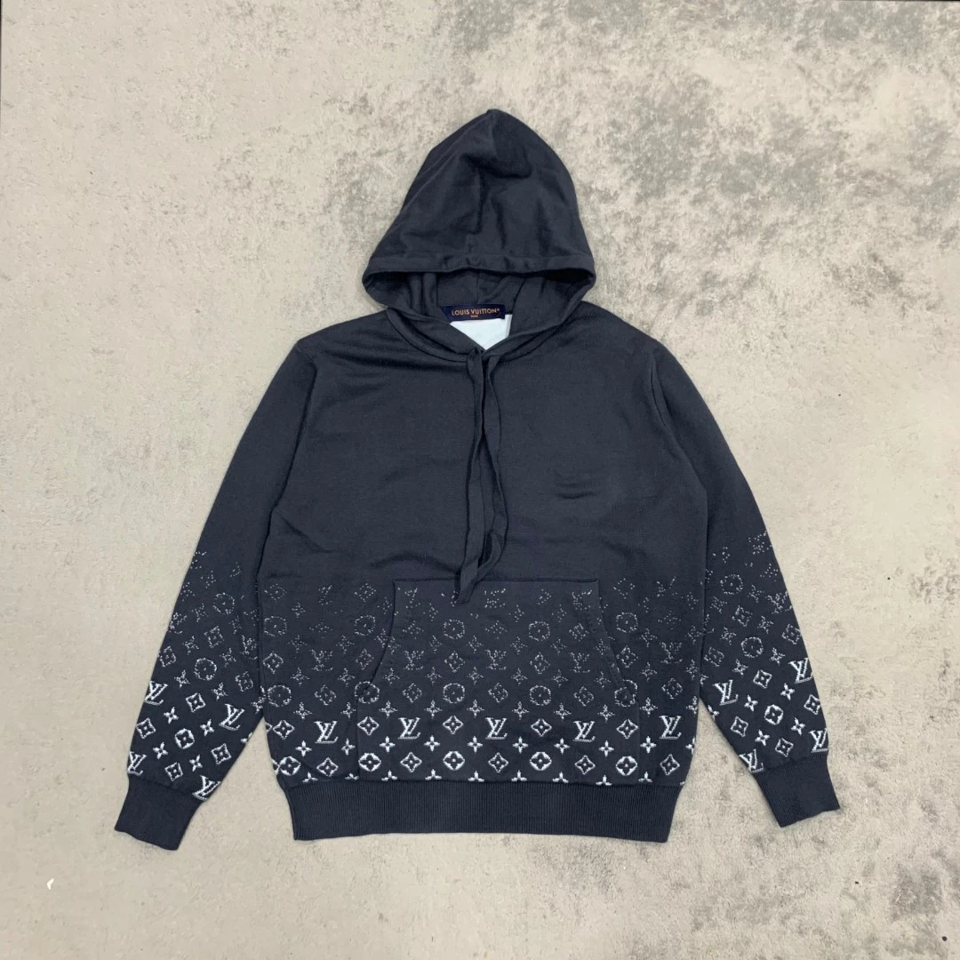 未使用 LouisVuitton/路易威登 LV SS24 渐变连帽卫衣 L码 D10914