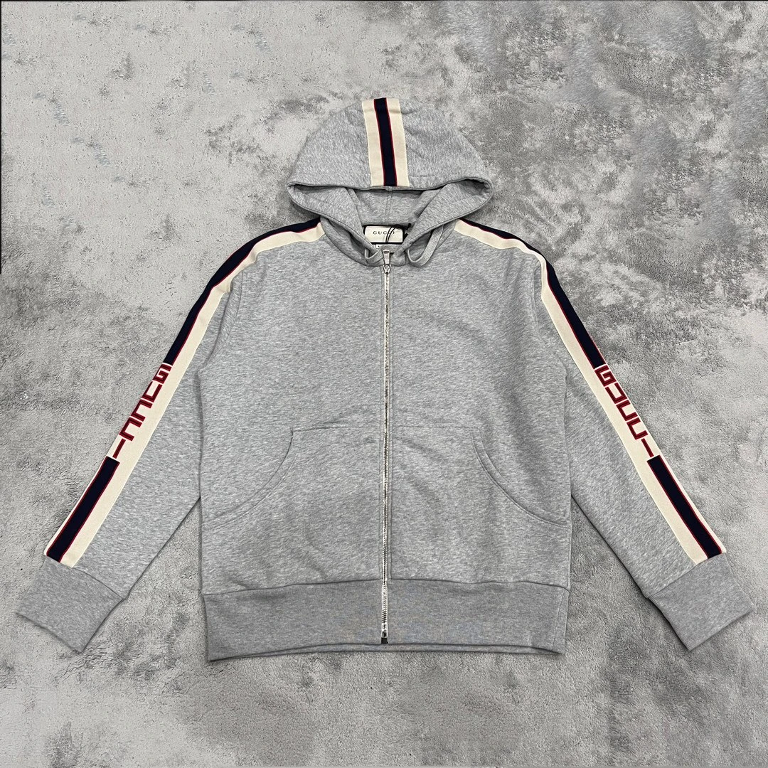 全新未使用 Gucci 古驰 logo织带校服外套 M码