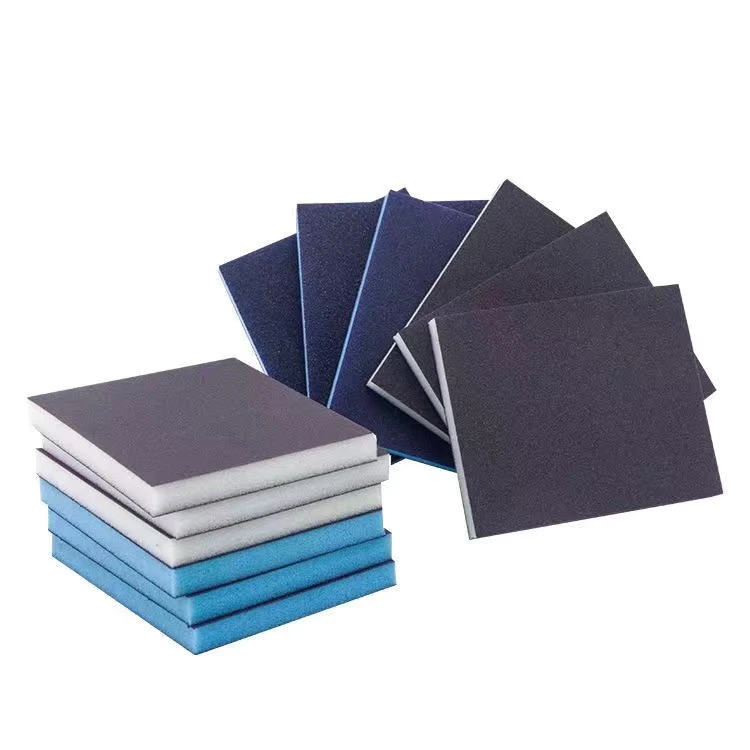 双面海绵砂 干湿两用耐用漆面边角缝门拉手窝 新件里口打磨神器