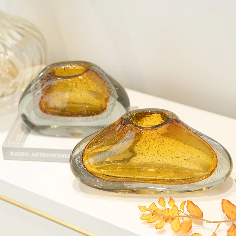 bofan/柏梵【火山石】纯手工精致艺术摆件创意精致玄关花瓶插花摆件