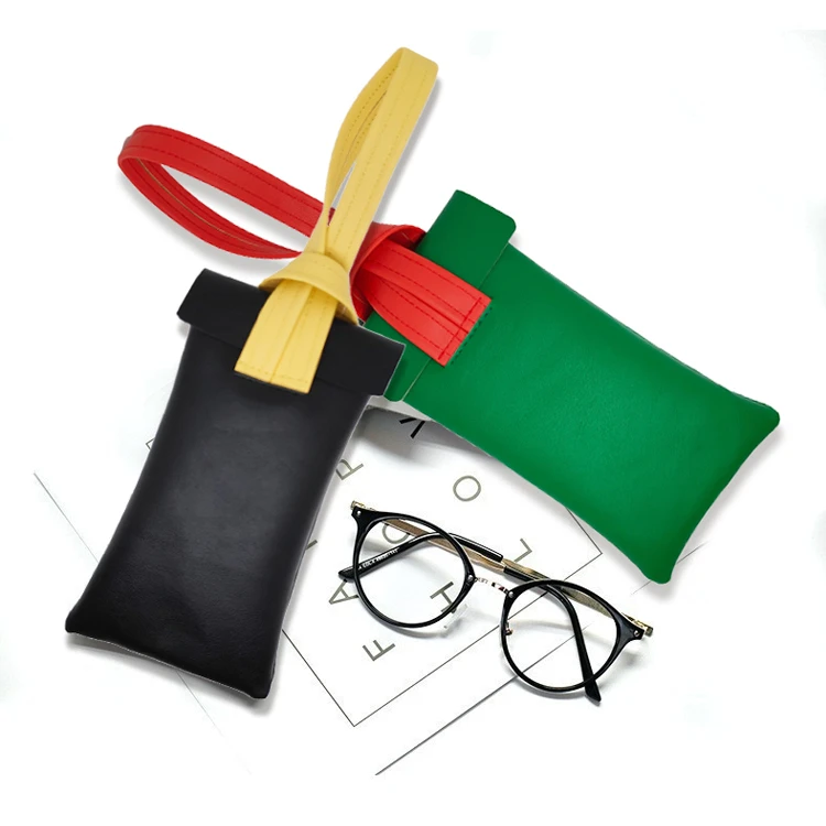 日系眼镜包女款便携式近视抗压撞色创意太阳镜墨镜眼睛袋收纳袋