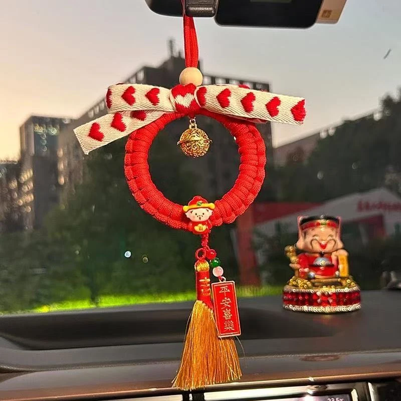 金色扫把车挂自制作挂饰送爸爸男友礼物材料包手工编绳diy礼品