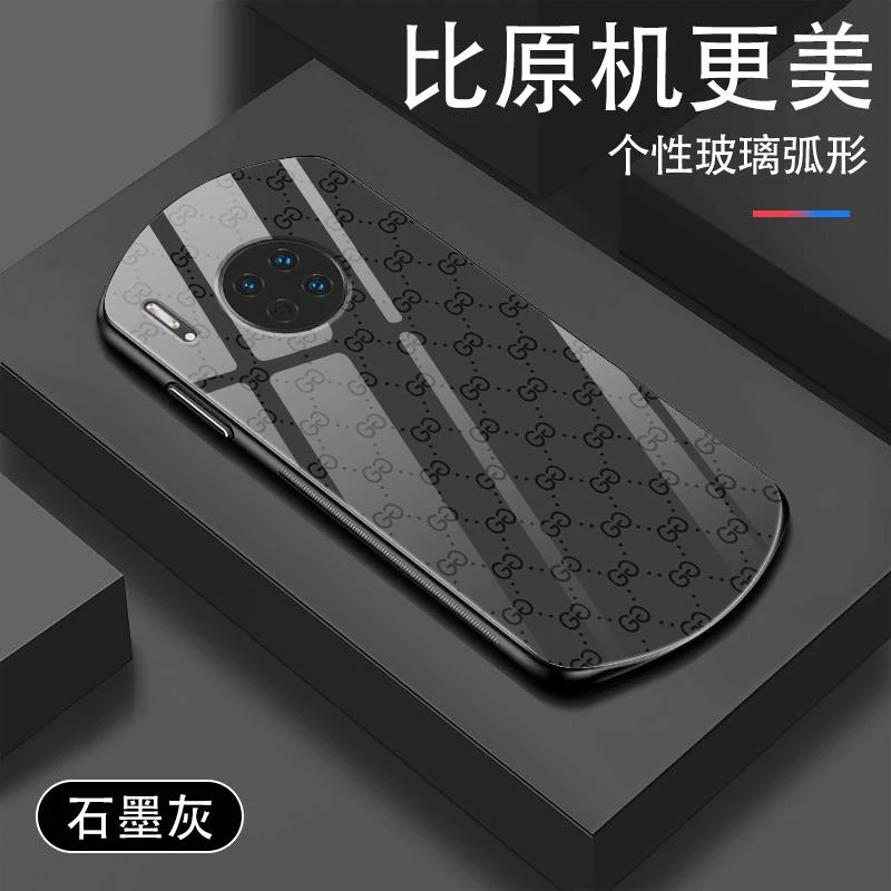 【新款弧形玻璃】华为Mate30手机壳椭圆形Mate30pro防摔超薄个性