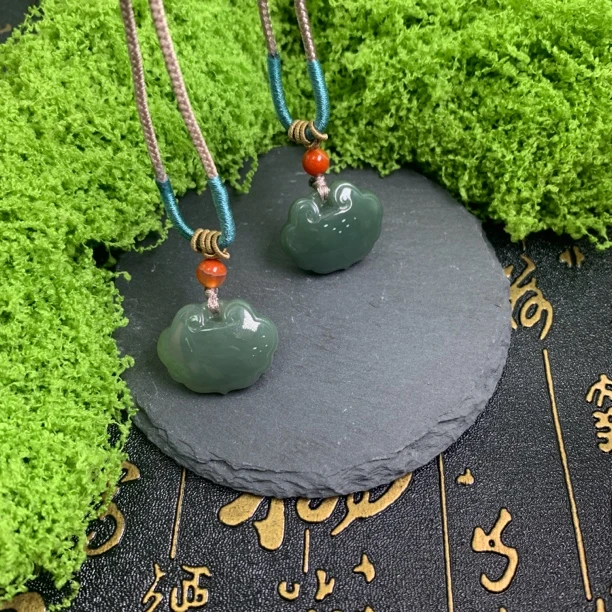 和田玉如意套绳-多样性发一-241114030-定制标签撕毁不退换