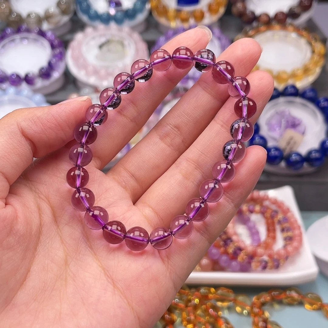 水晶手链未镶嵌忆*紫水晶