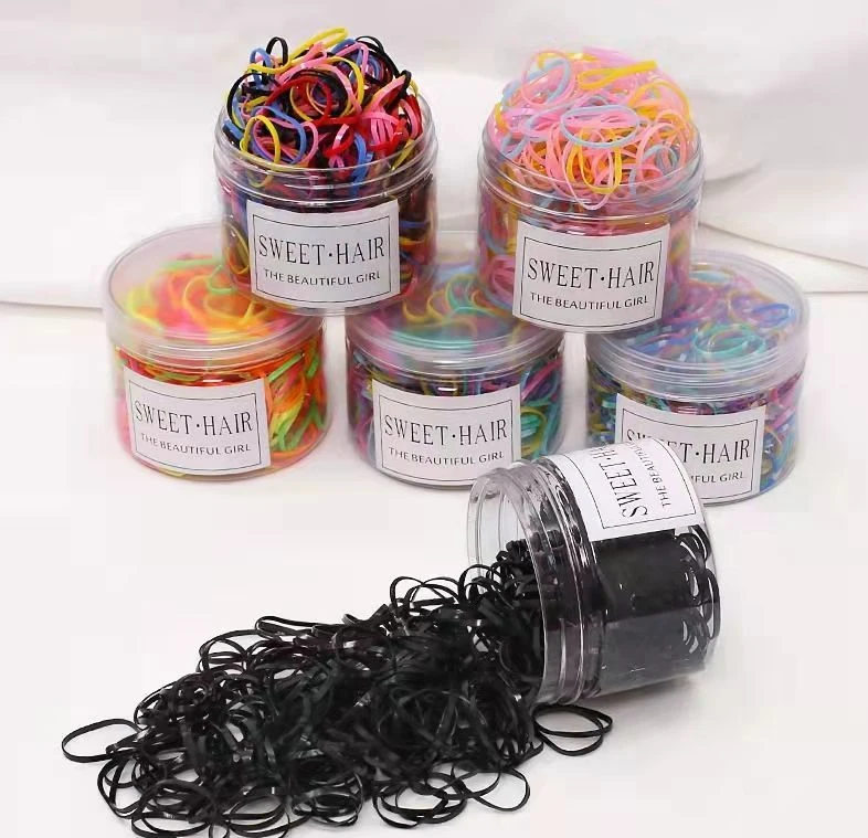 【新店福利】皮筋女扎头一次性皮套加粗头绳高弹力耐用发圈韩国橡