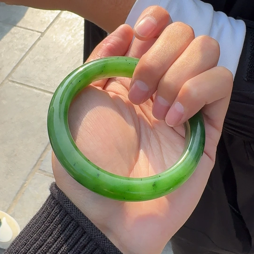 和田玉手镯未镶嵌1029张昕宇