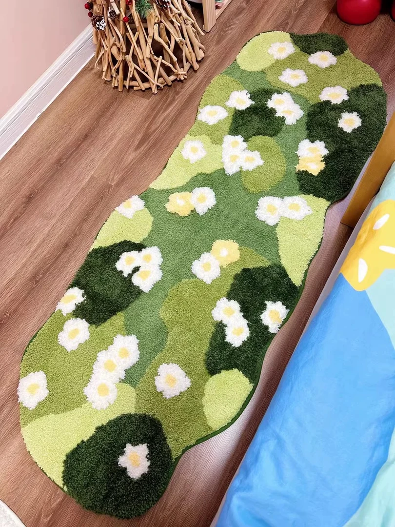 重工植绒苔藓地毯 森林秘境  加厚加密