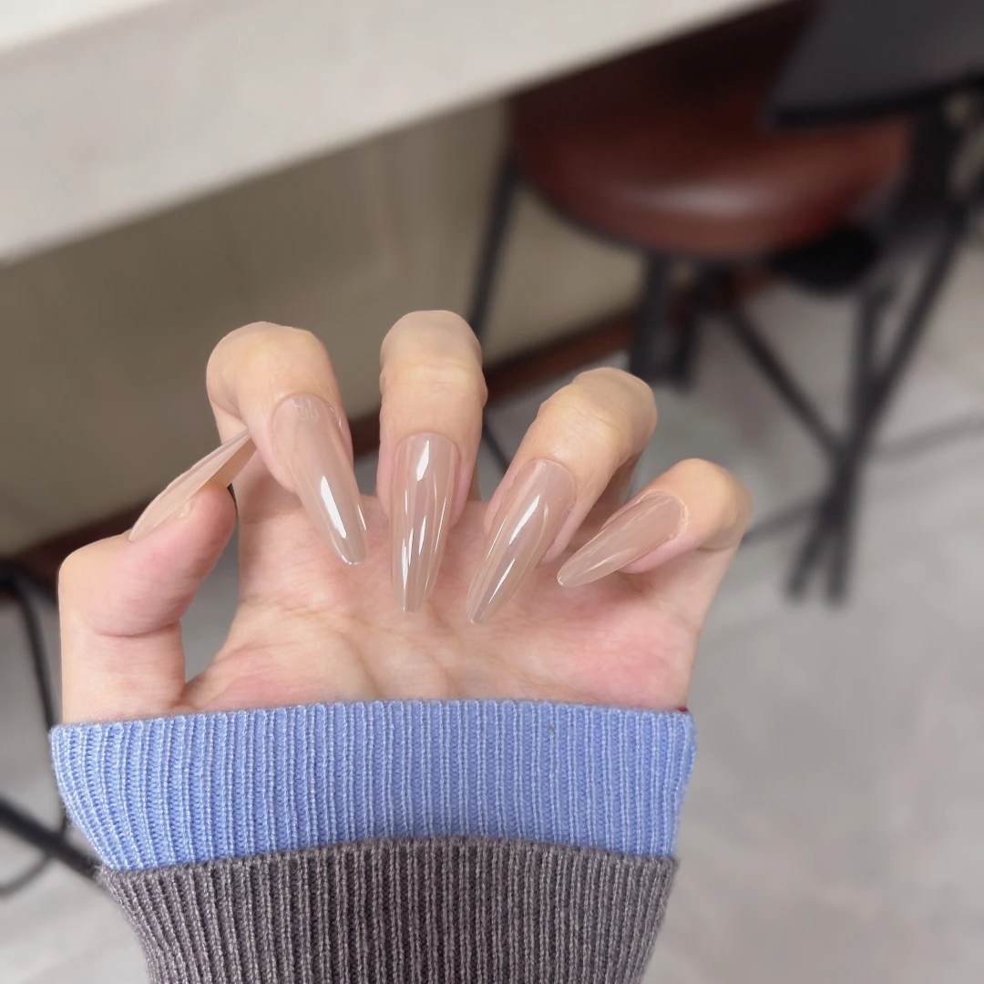 电镀小灯泡 （三个甲型）嘎嘎亮穿戴甲手工带钻高级感美甲贴片渐变