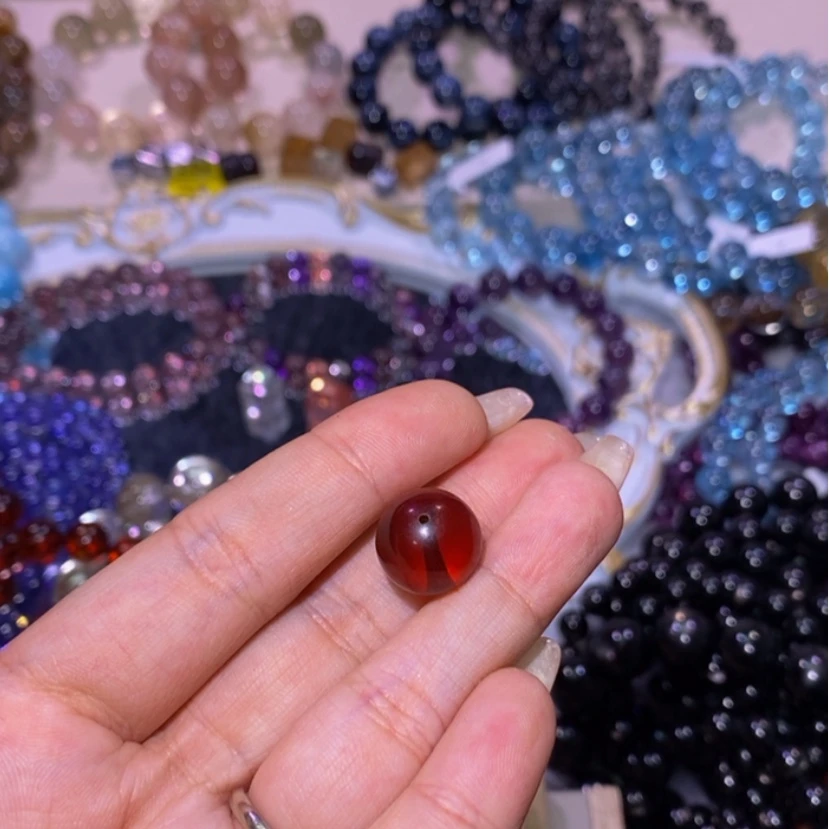 【闪购商品】烟晶手链银S925镶嵌小*