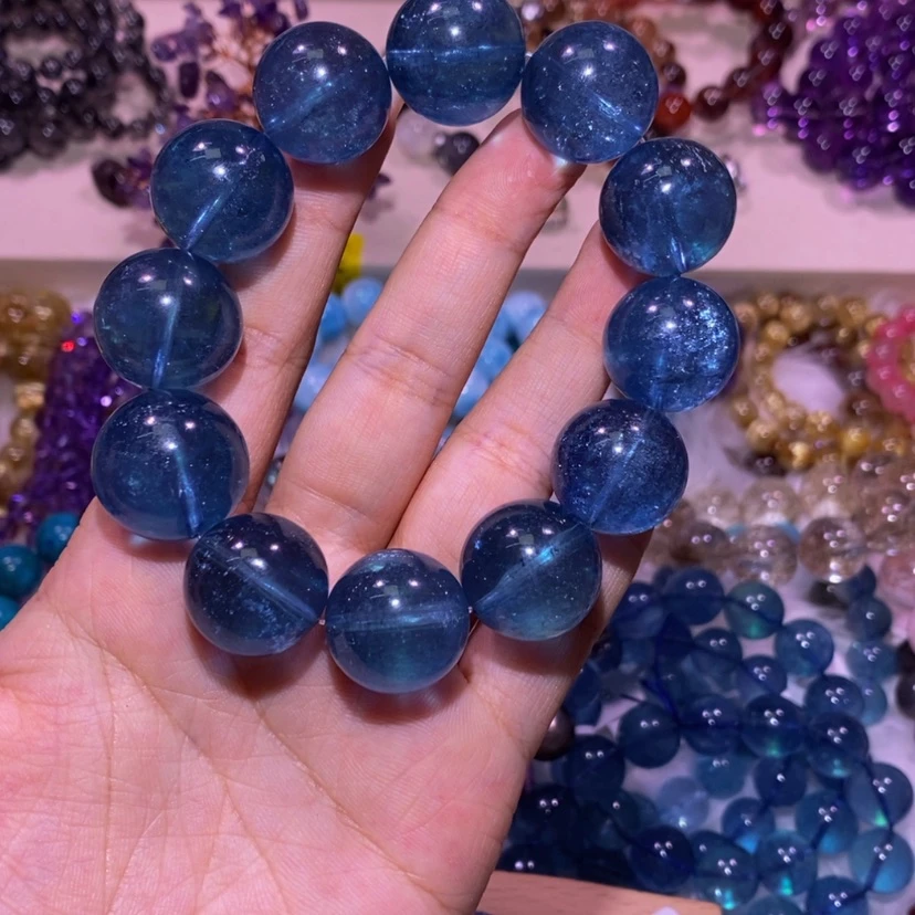 【闪购商品】烟晶手链银S925镶嵌小*
