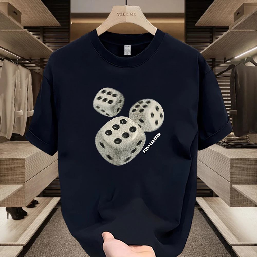 深惠南美式痞帅重磅短袖T恤青年男女百搭款夏季ins潮牌街头宽松圆