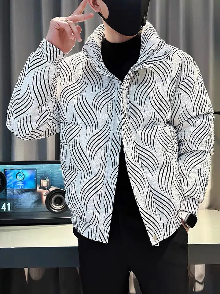 2024新款冬季防风保暖外套帅气时尚加厚棉服