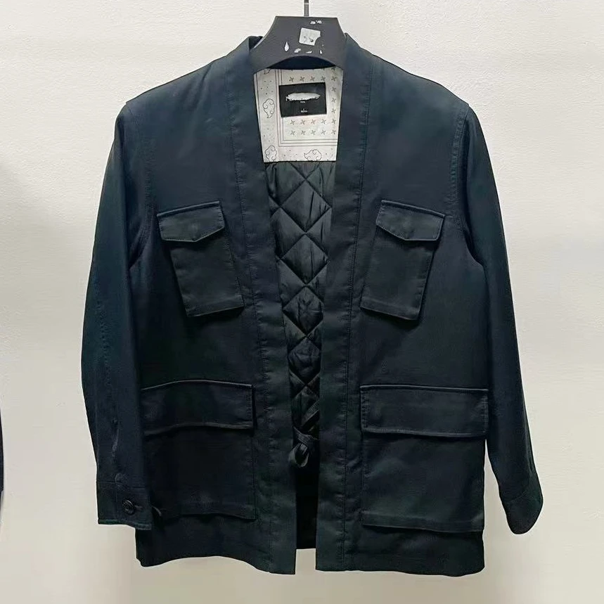 冬季男士联名款 蓝色休闲棉服外套百搭