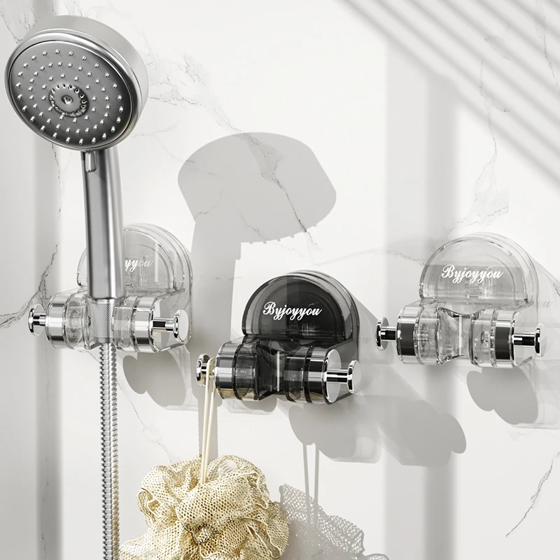 花洒支架家用免打孔吸盘固定器淋浴喷头儿童万向可调节可移动挂座