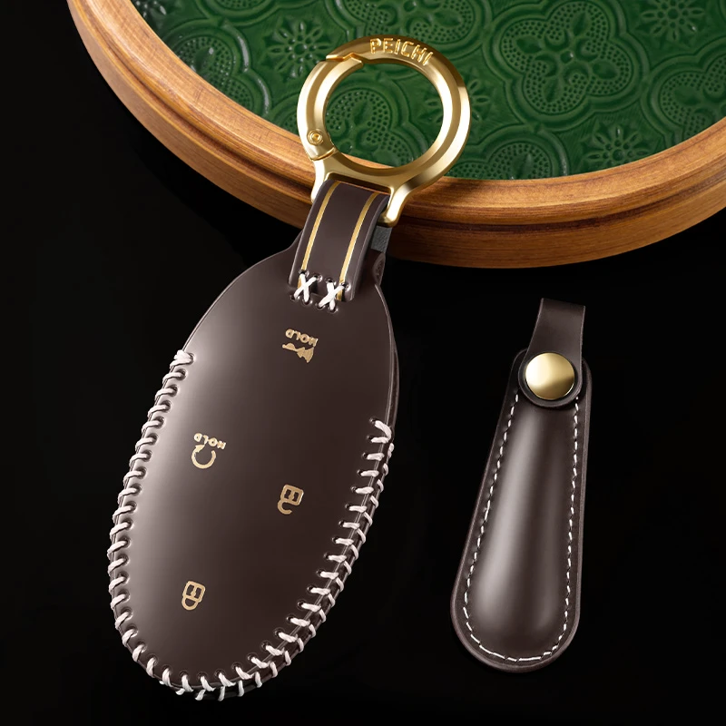 PC适用于现代ix35伊兰特途胜名图马臀皮钥匙保护套真皮钥匙包