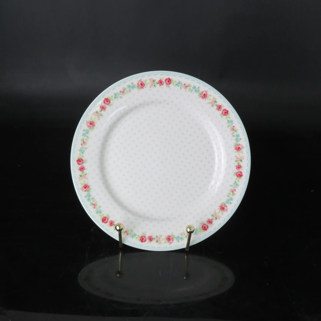 【GG家】汉丽埃塔绿系列 20cm 圆盘 高温瓷釉中彩