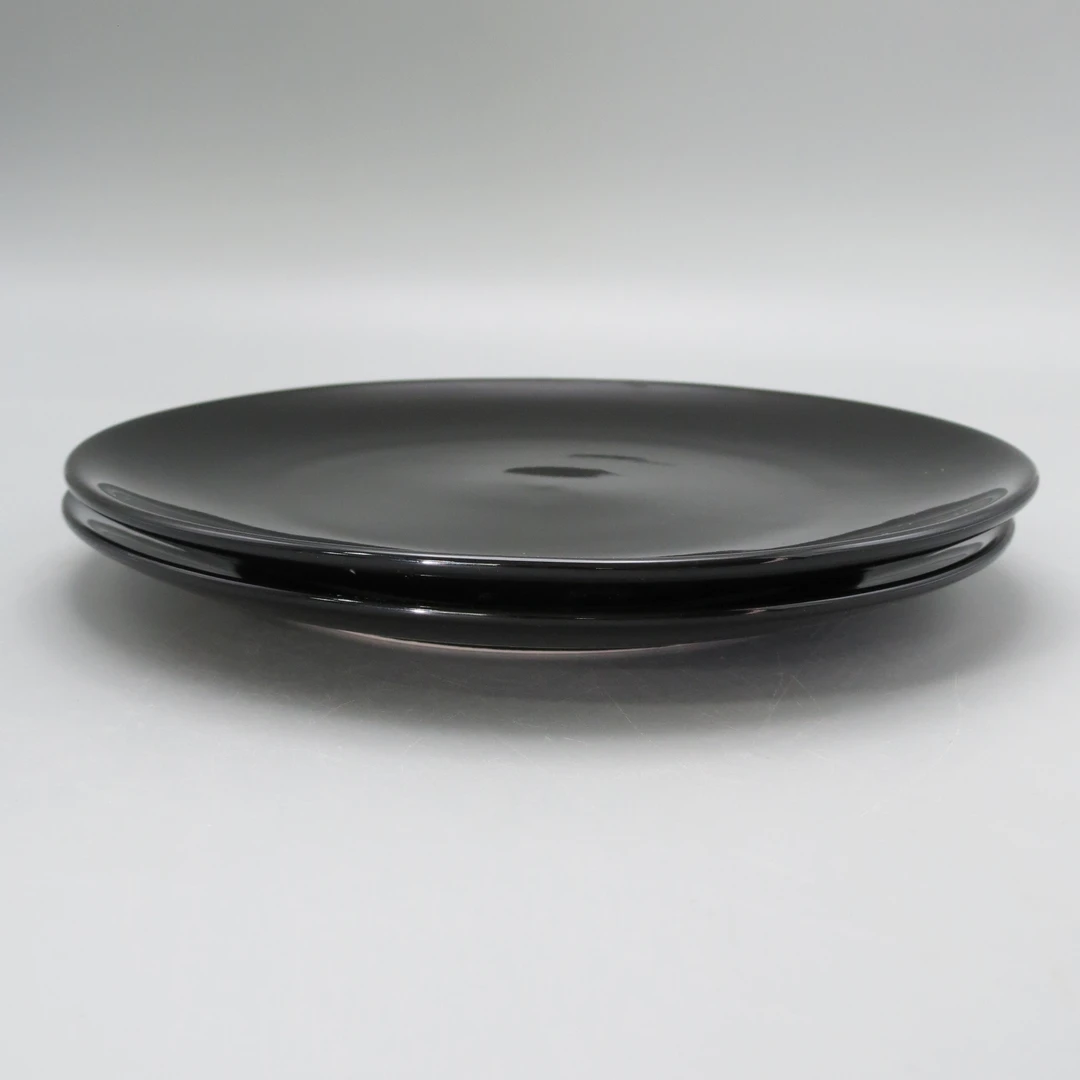 【SA家】19.5cm黑色骨碟小盘陶瓷点心盘（粉丝团拍一发二）