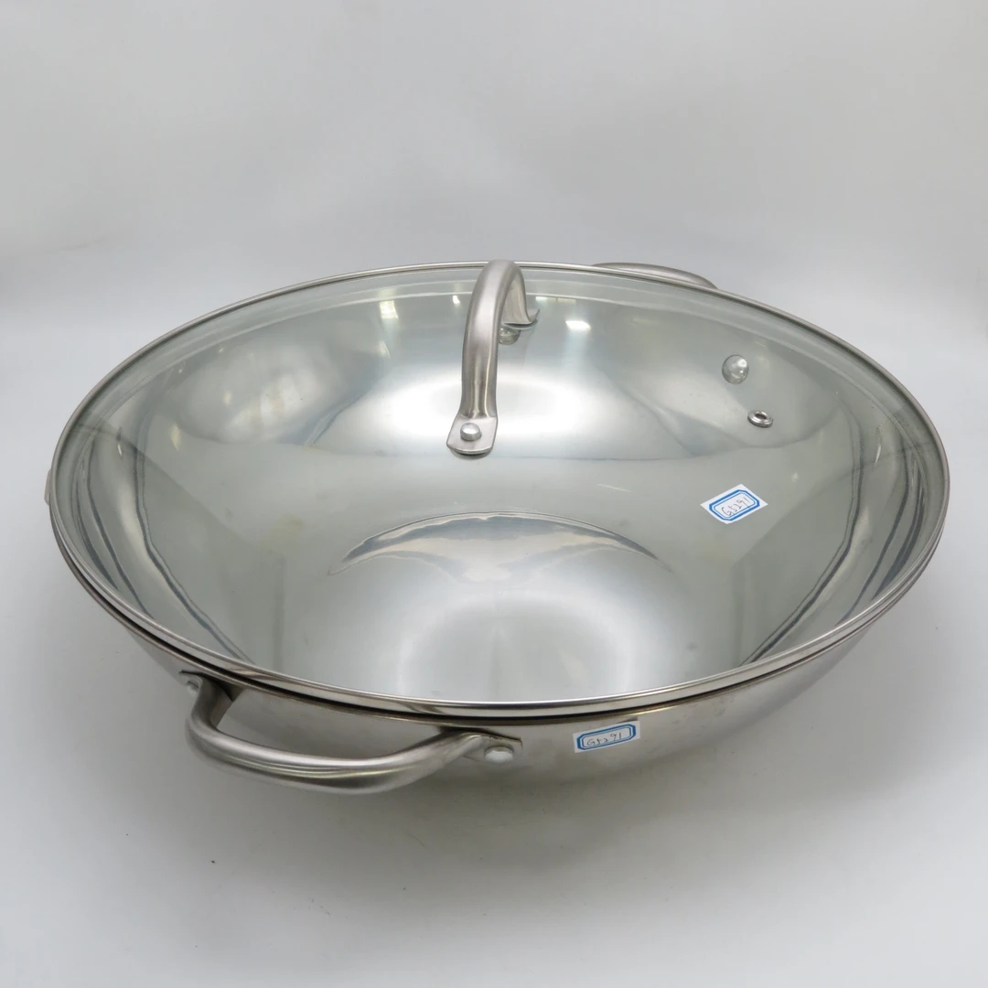 【夏日小酌】外贸双耳不锈钢汤炖锅多47*37.5cm