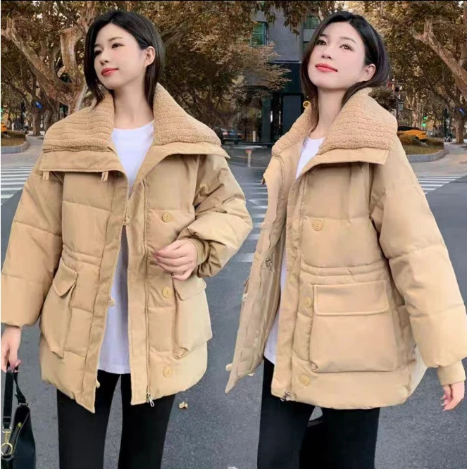丫丫专属大码200斤可穿轻奢韩版休闲百搭保暖棉服2220