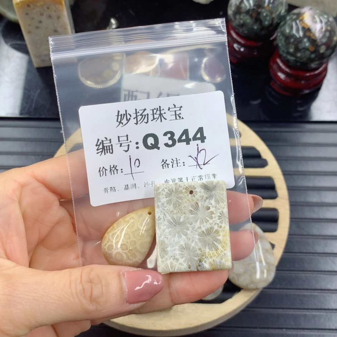硅化珊瑚(珊瑚玉)1未镶嵌安**陈
