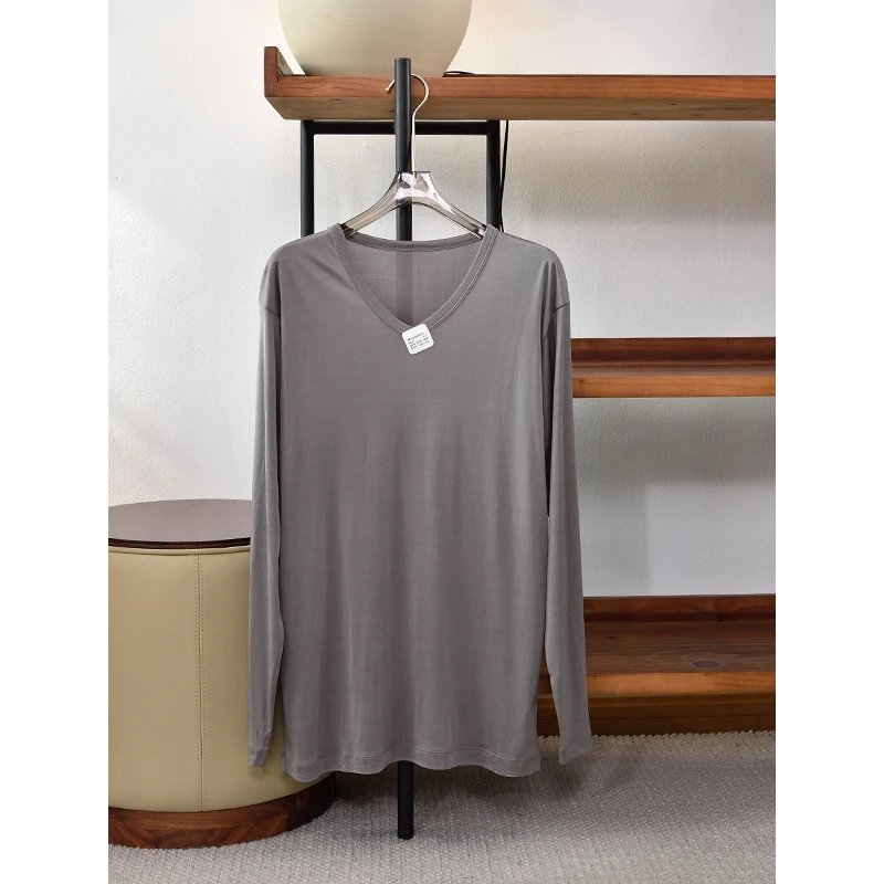 冬季新品 110G加厚42针桑蚕丝男士睡衣套装单件装