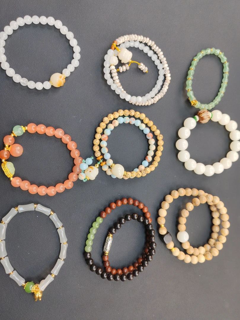 非金属仿水晶手链 拍一拆一时尚百搭手链