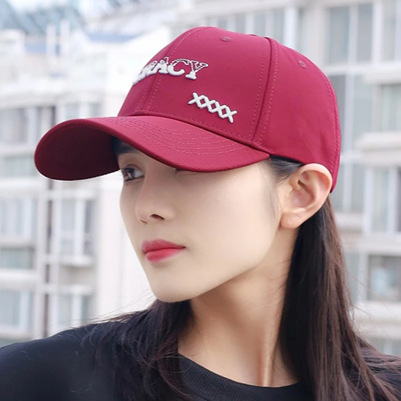 2022年新品韩版时尚棒球帽情侣显气质显脸小鸭舌帽硬顶遮阳帽女