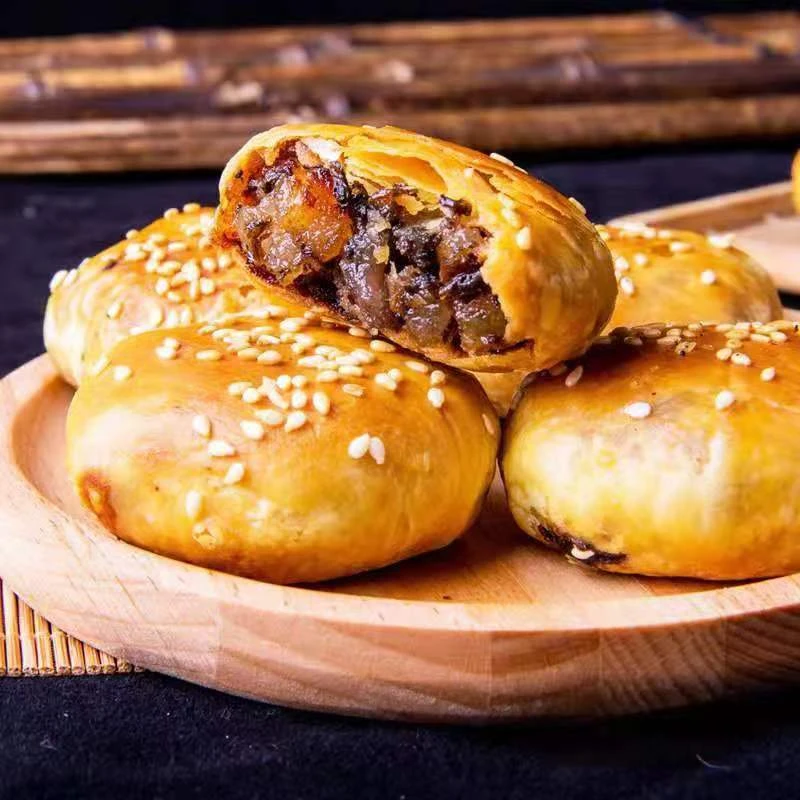 正宗安徽特产黄山烧饼梅干菜扣肉酥饼网红美食零食150g袋装香酥脆