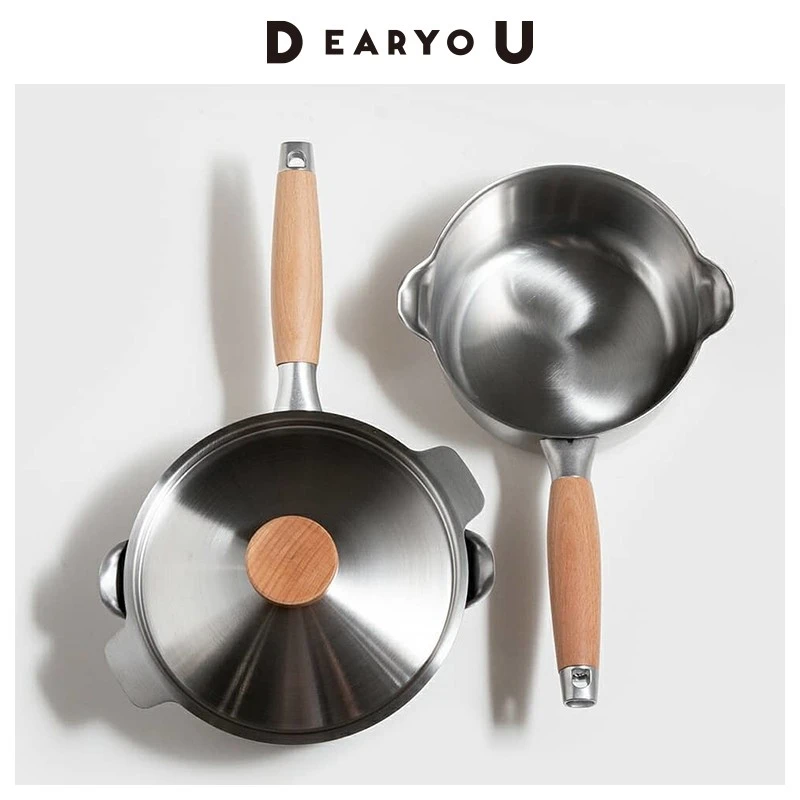 吉川YOSHIKAWA日本进口aikata系列雪平锅 汤锅奶锅辅食锅煮面锅