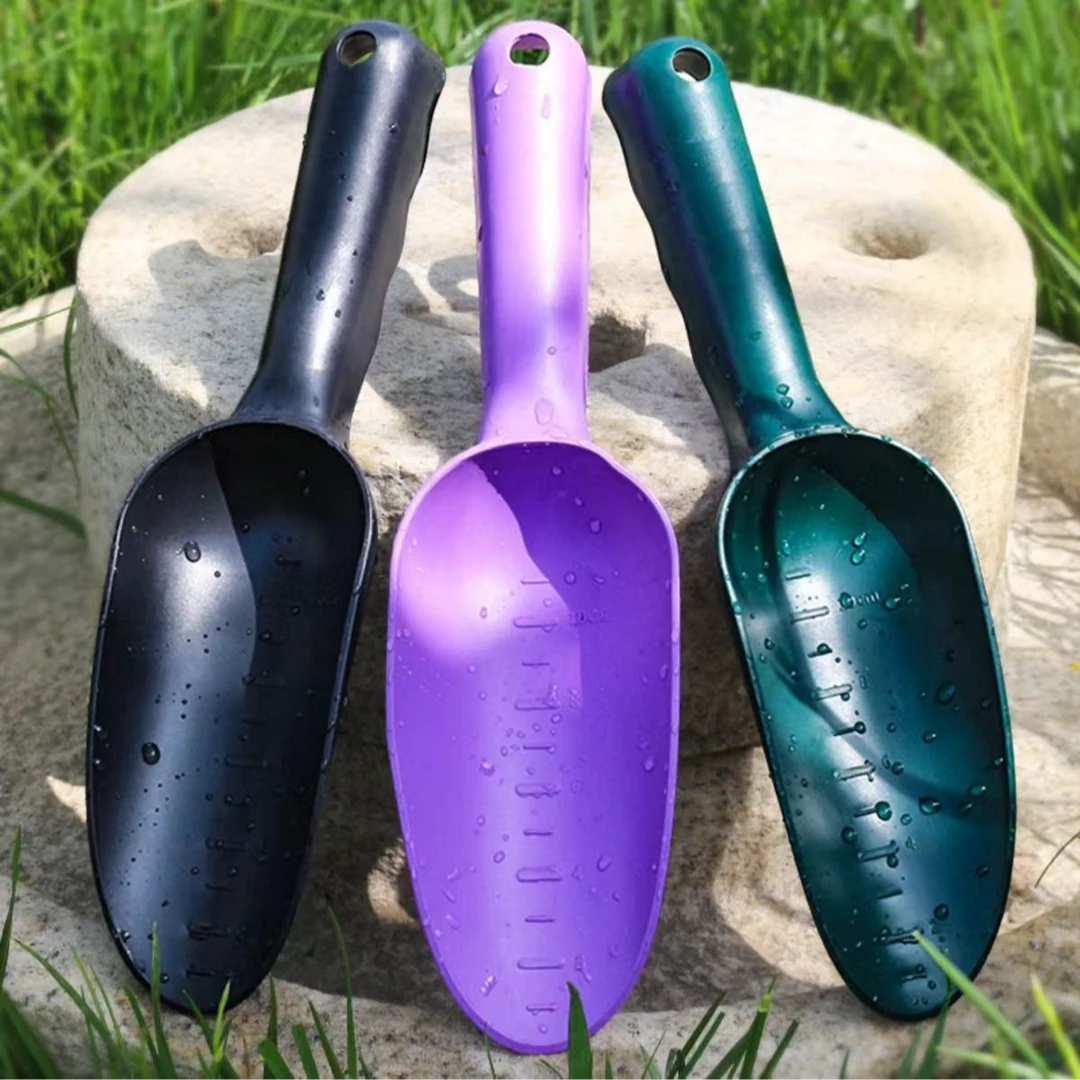 结实耐用加厚大号园艺铲阳台种菜种花挖土松土铲土拌土塑料树脂铲
