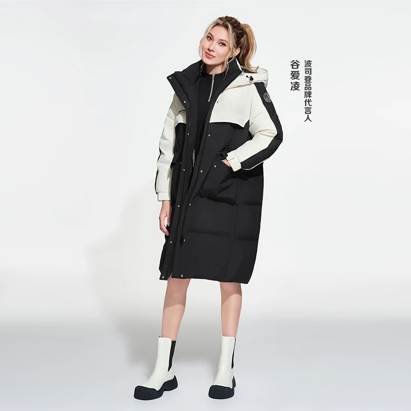 波司登2024城市工装时尚休闲男女同款中长款羽绒服B40145910DY