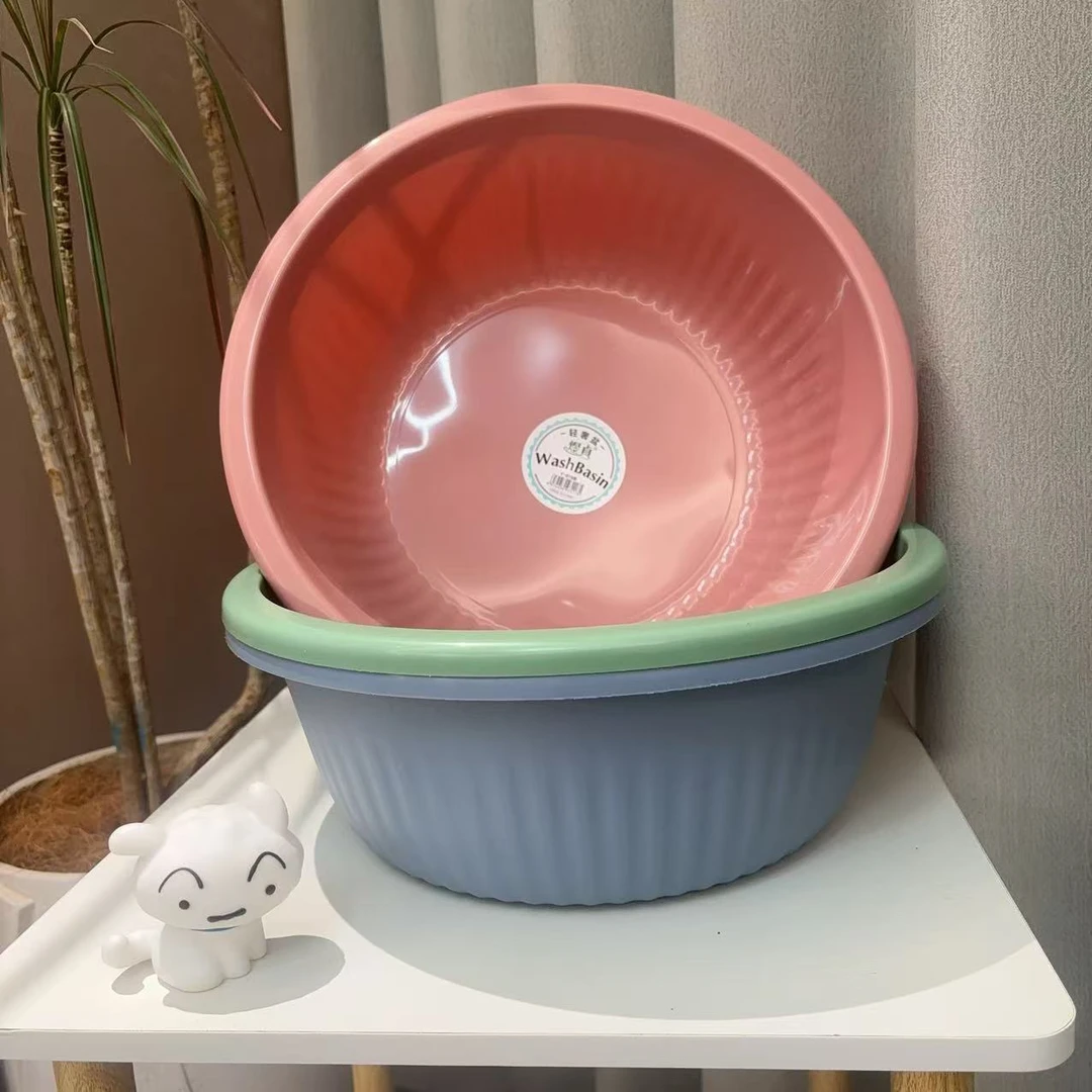 【拍一发三】轻奢时尚家用大小学生宿舍洗脸盆【颜色混发】