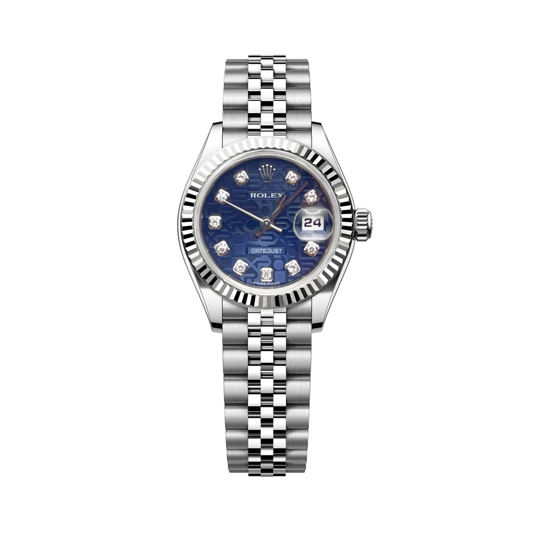 99新 Rolex/劳力士 日志女表-179174-A0037-蓝电脑盘-26mm