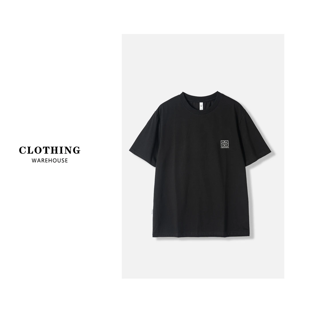 2024 夏季新款刺绣短袖简约时尚百搭情侣短T133