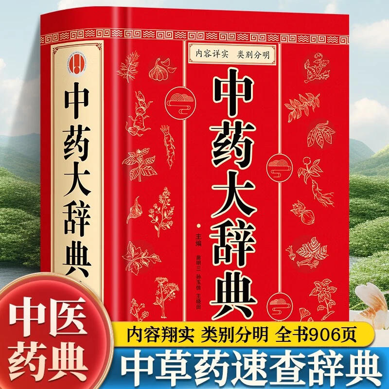 中药大辞典 精装版中药学书籍词典中药字典药学医学工具书药膳书