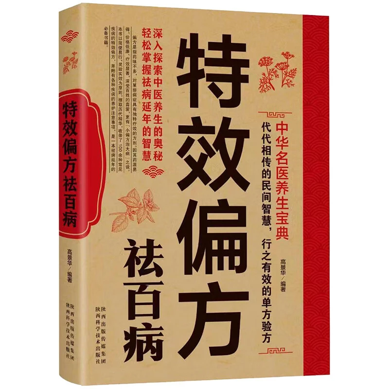 特效偏方祛百病 中华名医养生宝典实用小偏方家庭常见病食疗保护
