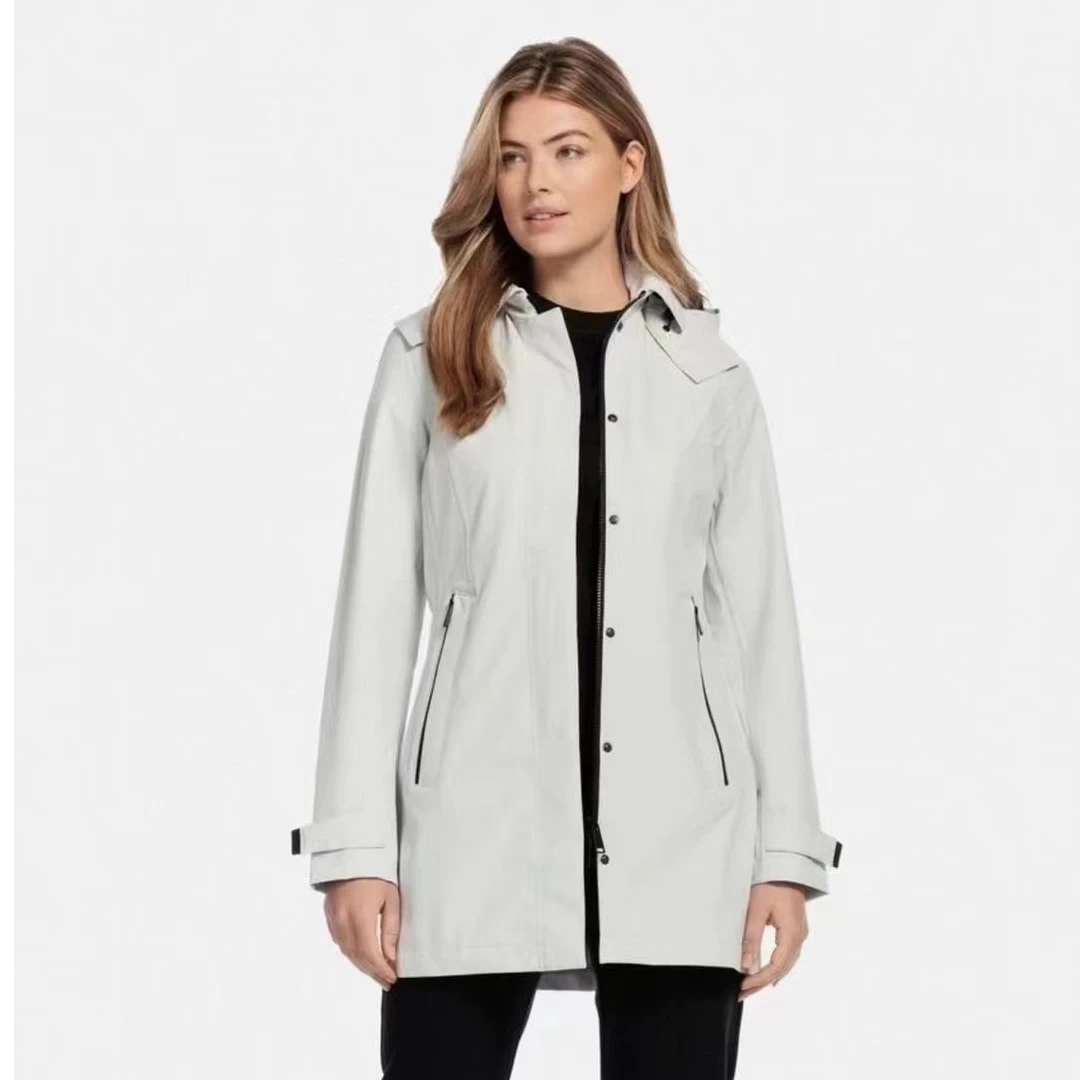 【高阶款】女士中长款风衣 户外休闲防风女士风衣LR002-30-221款