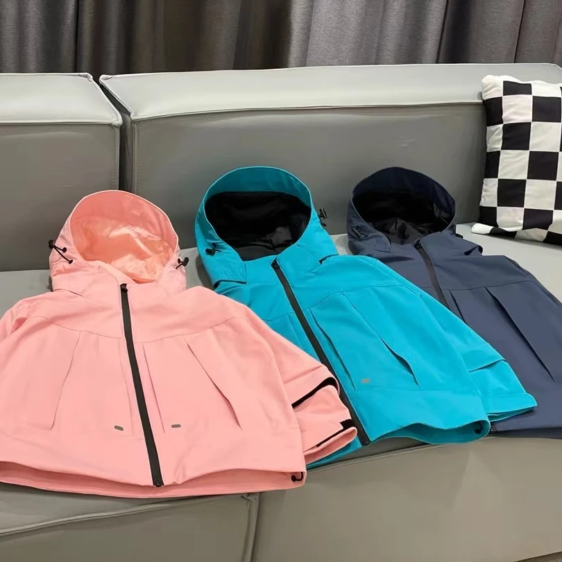 儿童春秋休闲百搭防风防水户外压胶宽松冲锋衣211114连帽