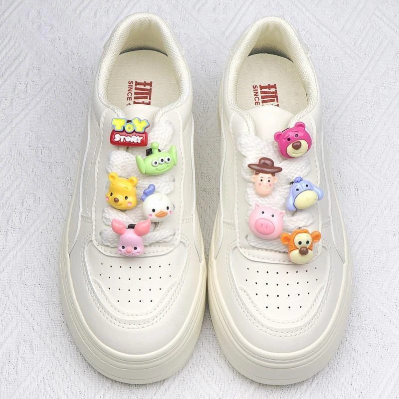 卡通可爱小熊系列鞋扣配件帆布鞋鞋子上面的配饰鞋带扣饰品diy